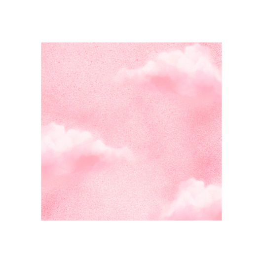 Pink watercolor texture with cloud-like patterns post-it